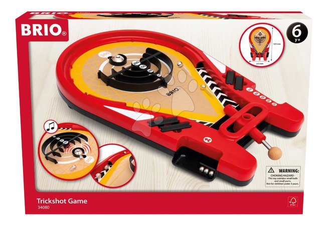 Holzeisenbahnen BRIO - Drevená hra na presný zásah Trickshot Game BRIO - 2