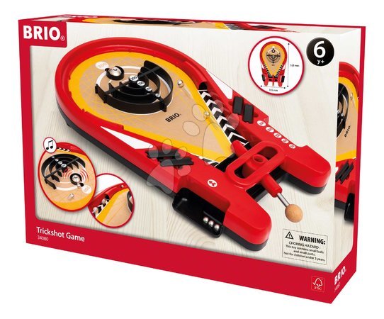 Holzeisenbahnen BRIO - Drevená hra na presný zásah Trickshot Game BRIO - 3