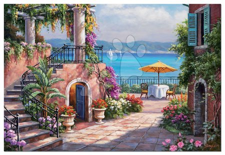 3000 darabos puzzle - Puzzle Genuine Tuscan Terrace, Sung Kim Educa - 1