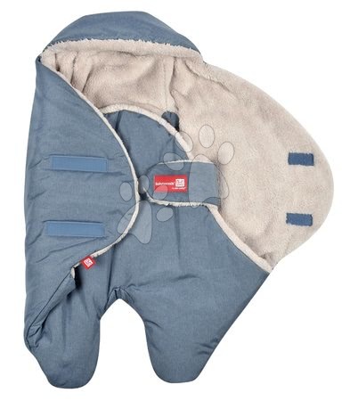 Dojčenské oblečenie - Zavinovačka Babynomade Tenderness Red Castle od 0-6 mesiacov teplá vzdušná vodeodolná modrá