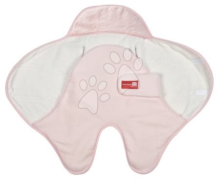 Babynomade® - Zavinovačka Babynomade® Coral Fleece Red Castle_1