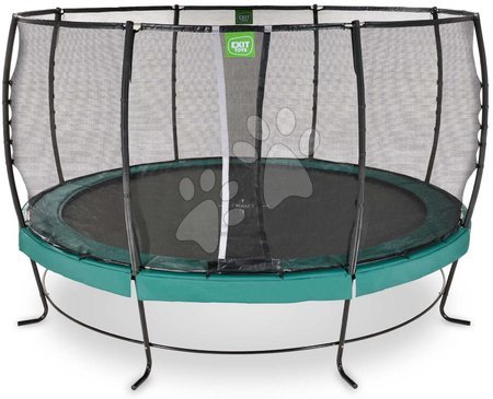 Trampoline mit Sicherheitsnetz - EXIT Lotus Premium Trampolin ø253cm - grün