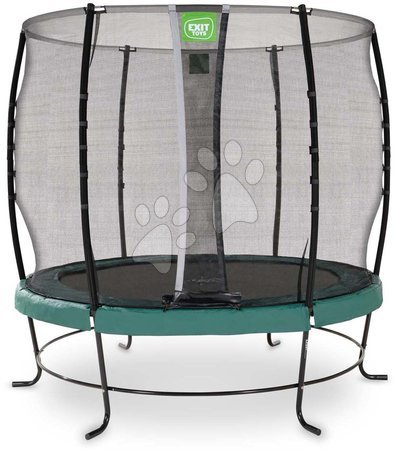 Trampoline mit Sicherheitsnetz - EXIT Lotus Premium Trampolin ø253cm - grün_1