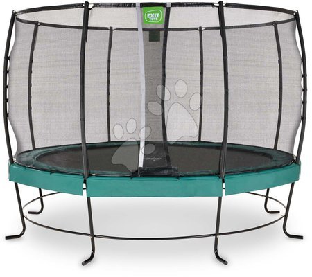 Trampoline mit Sicherheitsnetz - EXIT Lotus Premium Trampolin ø366cm - grün