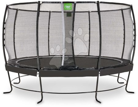 Trampoline mit Sicherheitsnetz - EXIT Lotus Premium Trampolin ø427cm - schwarz