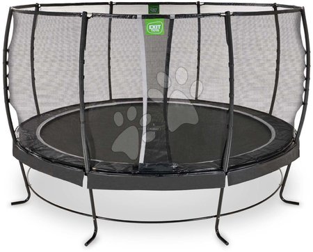 Trampoline mit Sicherheitsnetz - EXIT Lotus Premium Trampolin ø427cm - schwarz_1