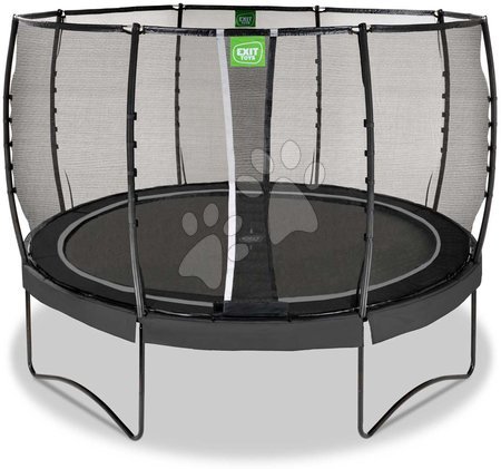 Trampoline mit Sicherheitsnetz - EXIT Allure Premium Trampolin ø366cm - schwarz_1