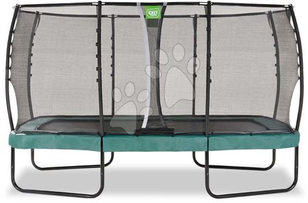 Trampoline mit Sicherheitsnetz - EXIT Allure Premium Trampolin 244x427cm - grün