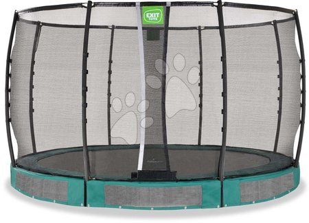 Hračky a hry na záhradu - Trampolína s ochrannou sieťou Allure Premium ground Exit Toys