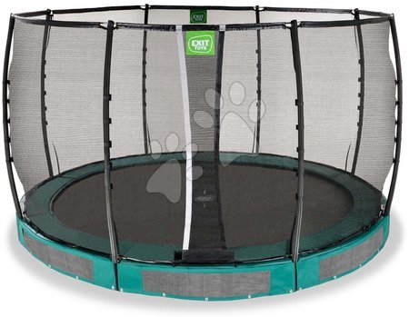 Trampolini - Trampolin z zaščitno mrežo Allure Premium ground Exit Toys_1