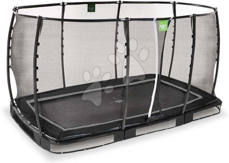 Trampolines - EXIT Allure Premium ground trampoline 214x366cm - black_1