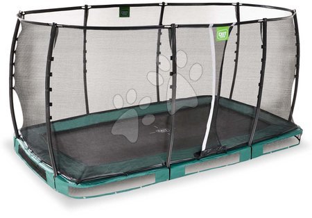 Trampoliny - Trampolina z siatką zabezpieczającą Allure Premium ground Exit Toys_1