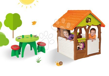 Domečky sety - Set domeček Máša a medvěd Smoby - 4