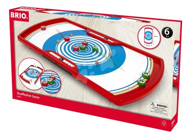 Holzeisenbahnen BRIO - Drevená hra Curling Shuffleshot BRIO - 2