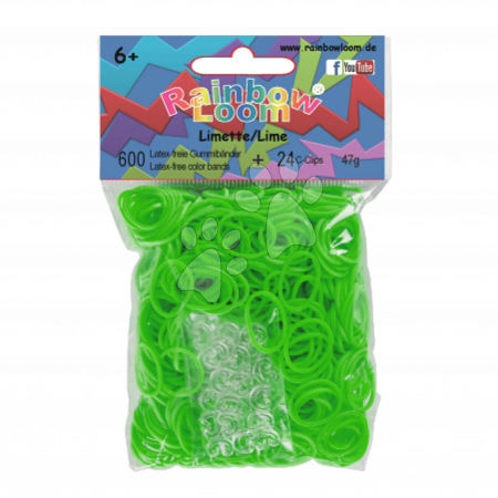 Loom Bands gumičky - Rainbow Loom originálne transparentné gumičky