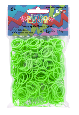 Rainbow Loom gumičky neonové - Rainbow Loom originálne gumičky 