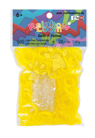 Rainbow Loom gumičky priesvitné - Rainbow Loom originálne transparentné gumičky 