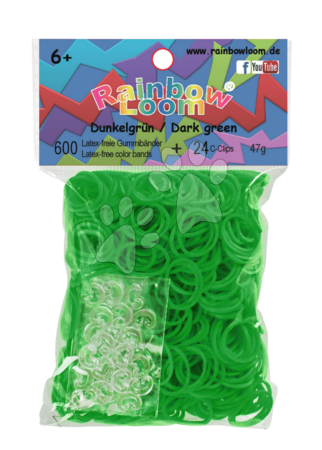 Rainbow Loom gumičky plné - Rainbow Loom originálne gumičky 