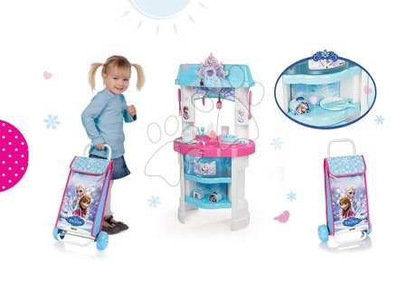 Kuchyňky pro děti sety - Set kuchyňka Frozen Smoby - 14