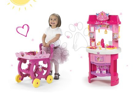 Kuchyňky pro děti sety - Set kuchyňka Disney Princezny Smoby - 18