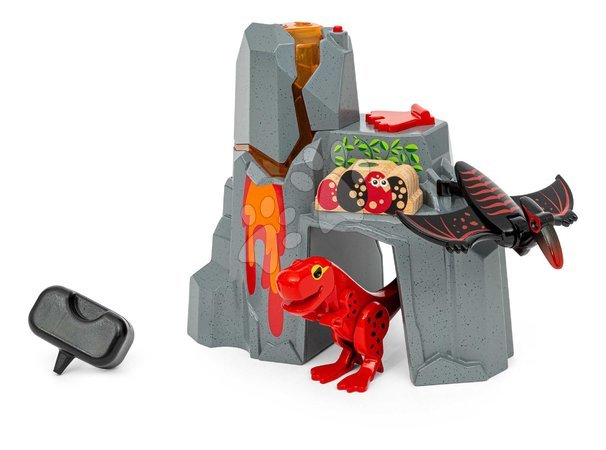 Holzeisenbahnen BRIO - Sopka s efektom dymiacej lávy Dinosaur Erupting Volcano BRIO