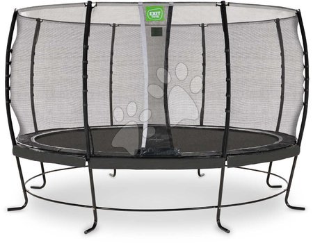 Trampoline mit Sicherheitsnetz - EXIT Lotus Classic Trampolin ø427cm - schwarz