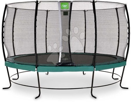 Trampoline mit Sicherheitsnetz - EXIT Lotus Classic Trampolin ø427cm - grün