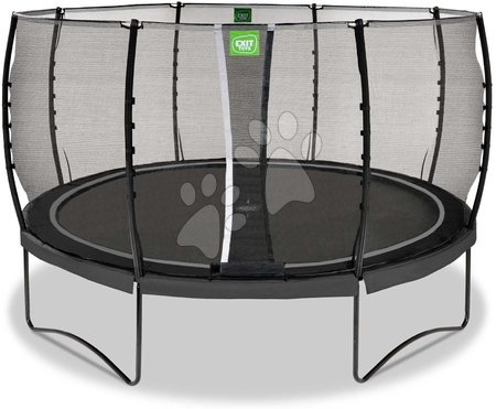 Trampoline mit Sicherheitsnetz - EXIT Allure Classic Trampolin ø427cm - schwarz_1