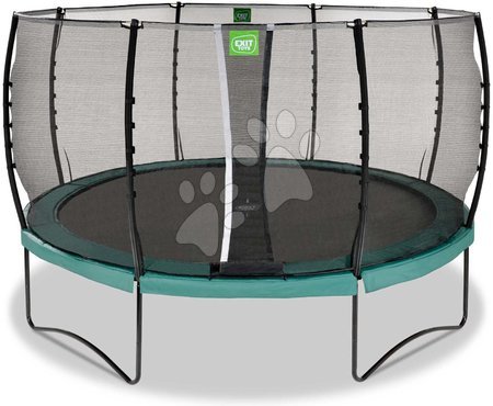 Trampoline mit Sicherheitsnetz - EXIT Allure Classic Trampolin ø427cm - grün_1