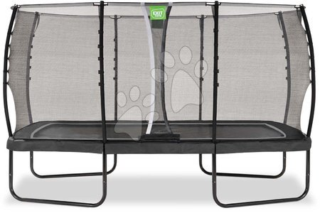 Trampoline mit Sicherheitsnetz - EXIT Allure Classic Trampolin 244x427cm - schwarz