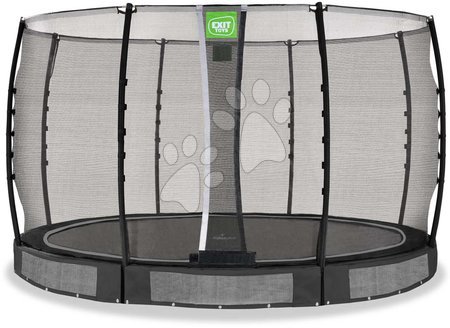 In Ground Trampolines  - EXIT Allure Classic inground trampoline ø366cm - black
