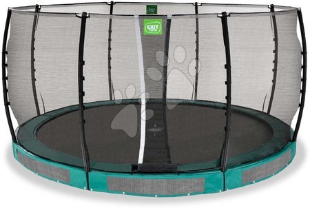In Ground Trampolines  - EXIT Allure Classic inground trampoline ø427cm - green_1