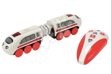 Dřevěné hračky - Náhradné diely k vláčkodráhe Train Remote Controlled Train Eichhorn vlak na diaľkové ovládanie s 5 funkciami 20,5 cm dĺžka od 3 rokov EH1316