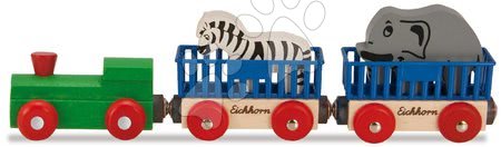 Dřevěné vláčky a vláčkodráhy - Náhradní díly k vláčkodráze Train Animal Eichhorn - 1
