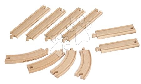 Dřevěné vláčky a vláčkodráhy - Náhradní díly k vláčkodráze Train Track Set Large Eichhorn