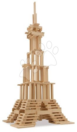 Jucării din lemn  - Cuburi din lemn de contruit Wooden Construction Kit Eichhorn