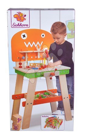 Drewniany warsztat i narzędzia dla dzieci - Drewniany stół roboczy Big Work Bench Eichhorn - 5