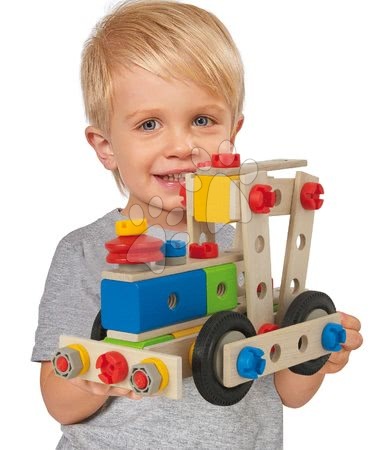 Lesene kocke Eichhorn - Leseni set Wooden Toy Assortment 3in1 Eichhorn - 23
