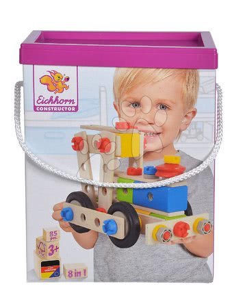 Lesene kocke Eichhorn - Leseni set Wooden Toy Assortment 3in1 Eichhorn - 26