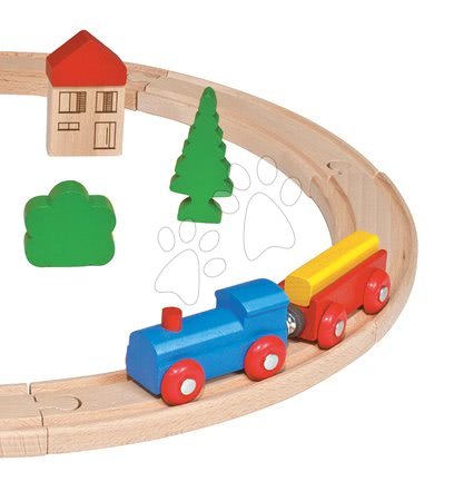 Drewniane pociągi i kolejki - Drewniana kolejka Eichhorn Wooden Toy_1