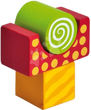 Fa gyerekjátékok - Fa kockák Color Wooden Blocks Eichhorn _1