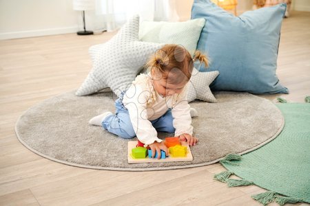 Drewniane zabawki edukacyjne - Drewniana gra edukacyjna Color Sortingboard Eichhorn - 5