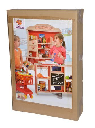 Supermarketuri de jucărie din lemn - Supermarket din lemn cu pult de vânzare Shop Eichhorn - 5