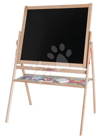 Kreativní a didaktické hračky - Dřevěná magnetická tabule Standing Blackboard Eichhorn_1