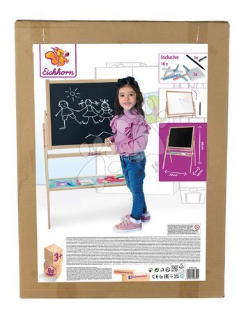 Tablice szkolne  - Drewniana tablica magnetyczna Standing Blackboard Eichhorn - 8