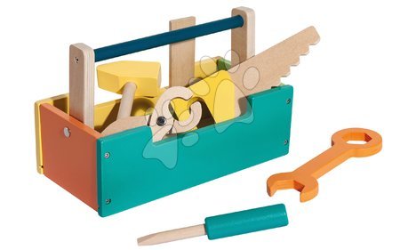 Dřevěná dětská dílna a nářadí - Dřevěné pracovní nářadí Tool Box Eichhorn - 1