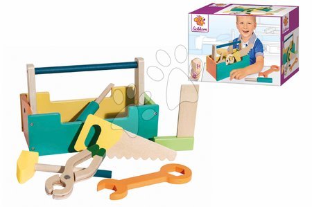 Dřevěná dětská dílna a nářadí - Dřevěné pracovní nářadí Tool Box Eichhorn - 3