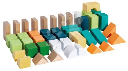 Drewniane klocki - Kolorowe klocki drewniane Wooden Blocks Eichhorn - 1