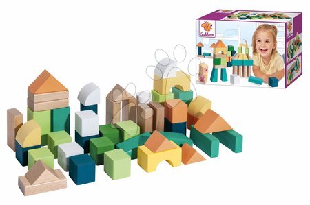 Drewniane klocki - Kolorowe klocki drewniane Wooden Blocks Eichhorn - 3