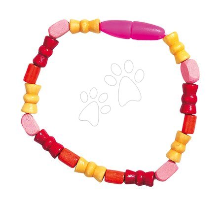 Kézimunka és alkotás - Fa gyöngyfűző készlet Wooden Bead Eichhorn - 10